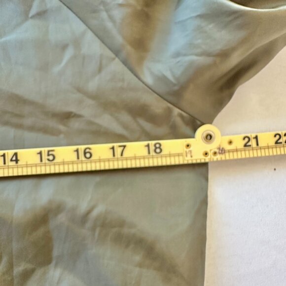 Guess Bomber Jacket Womens M Green Pink Floral Embroidered Shiny Boho Chic Y2K - Picture 12 of 15